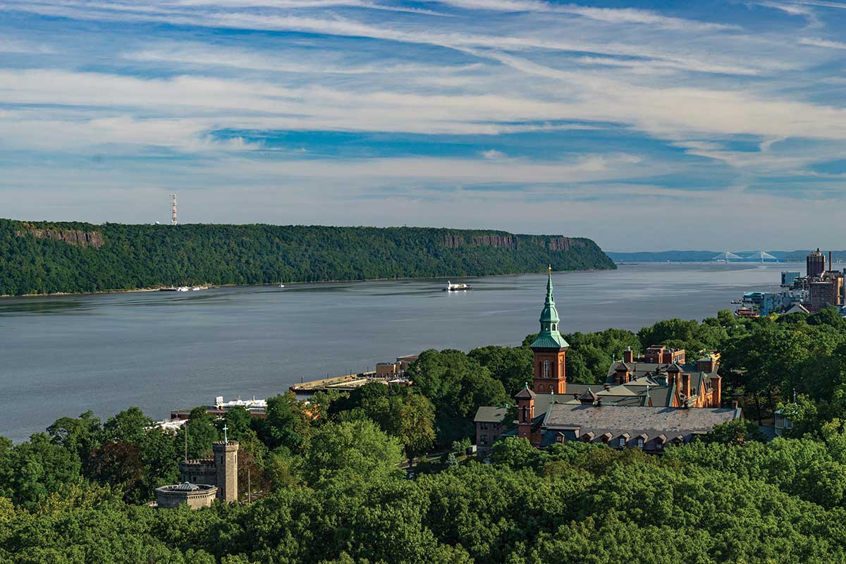 View of Hudson River