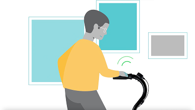 At home gait training device providing immediate feedback for faster recover